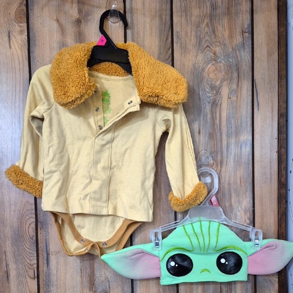 Disney Baby Grogu Onesie Costume With Hat